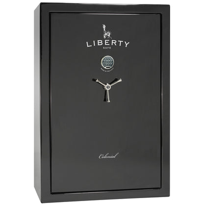 Colonial Series | Level 4 Security | 75 Minute Fire Protection | 35 | DIMENSIONS: 60.5"(H) X 42”(W) X 22"(D*) | Black Gloss | Electronic Lock - closed